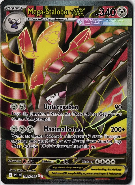 Mega-Stalobor-ex Pitch Black 103/084 Vorderseite